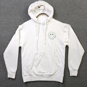 Erin Oprea Basics Hoodie Adult Small Happy Go Lucky Smiley Pullover Sweatshirt